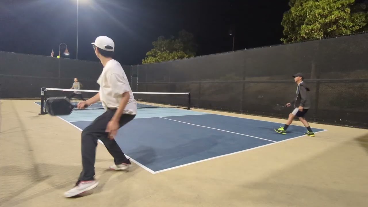 Eric, Justin vs Villy, Emmanuel 11.6.25 #pickleball Set 2 @ Vellano Park, Chino Hills, CA