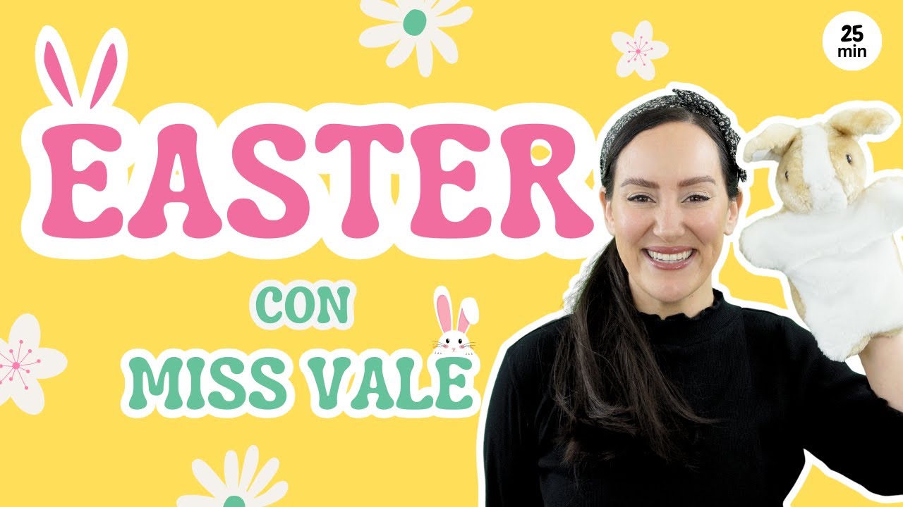 Spanish Toddler Learning- Easter Rabbit, Springtime, Animals and More! En Espa&ntilde;ol con Miss Vale