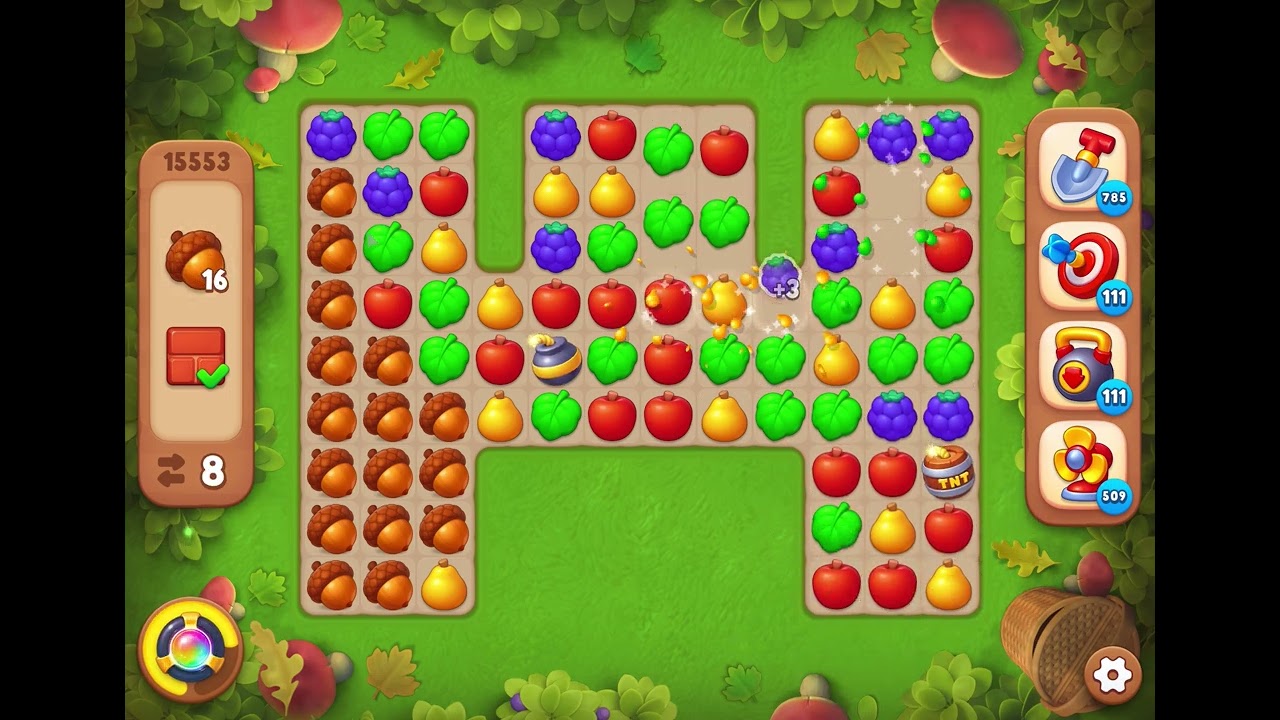 GardenScapes Level 15553 no boosters 