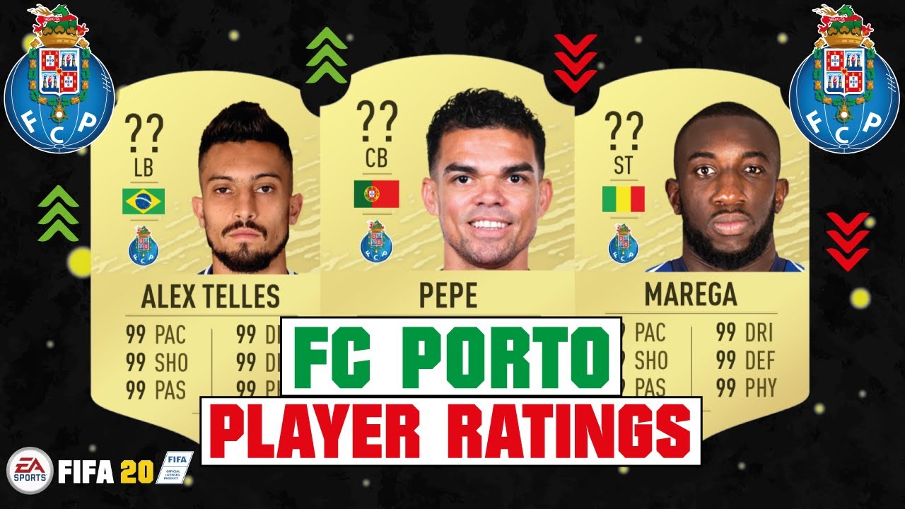 FIFA 20 | FC PORTO PLAYER RATINGS 😳🔥| FT. PEPE, ALEX TELLES, MAREGA... etc
