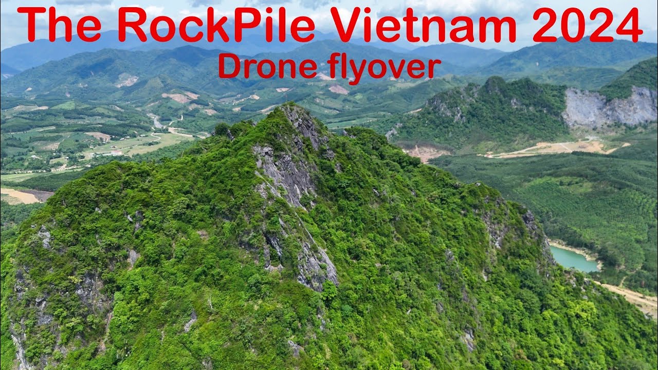 The Rockpile US Marine corps 2024 by Drone (Vietnam War) the return.