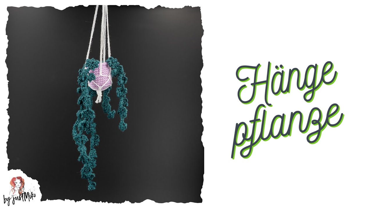 Hängepflanze häkeln | Deko | Amigurumi