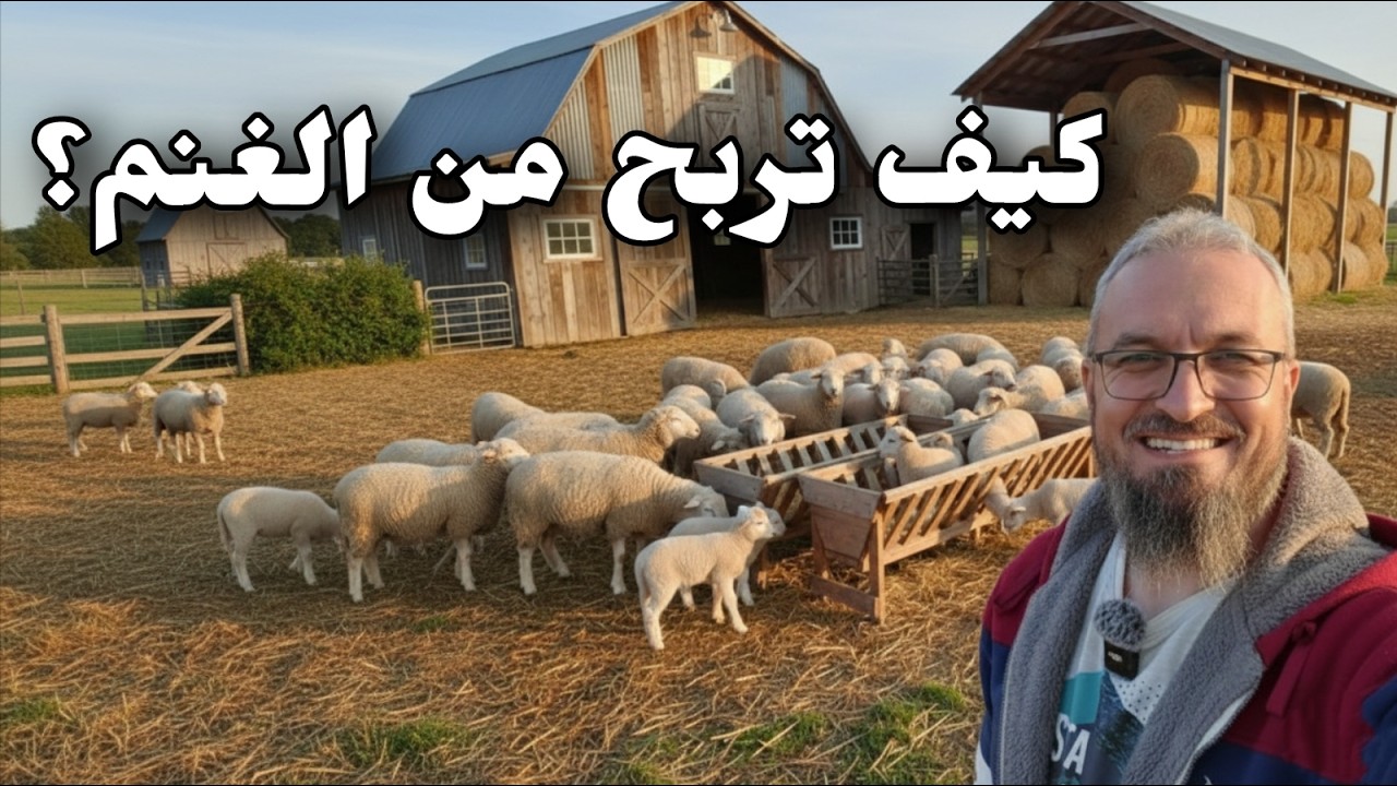 كيفية الربح من مشروع تربية الغنم ،مصاريف تربية الغنم ،ماهي المساحة المناسبة لتربية الخروف (274)