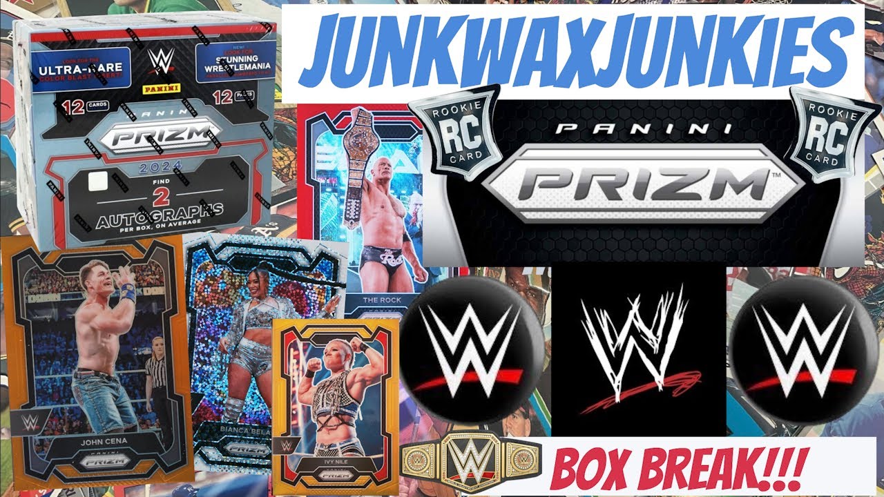 Prizim WWE 2024 Hobby box break Hulk Hogan The Rock Roman Reigns Autograph??? Insert HUNT