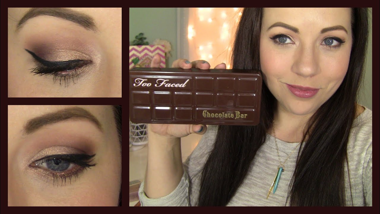 Too Faced Chocolate Bar Palette! Review & Tutorial