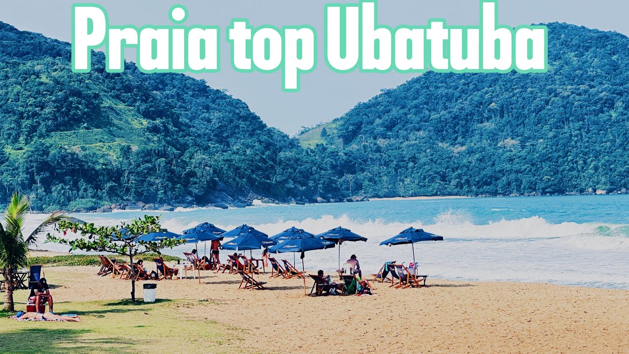 Praia Vermelha do Norte em Ubatuba SP