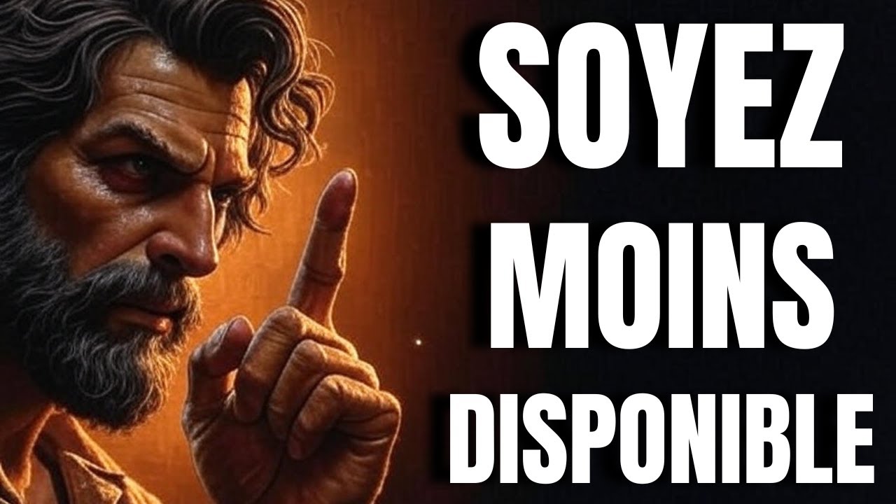 Soyez MOINS disponible : Comment le stoïcisme enseigne la valeur personnelle