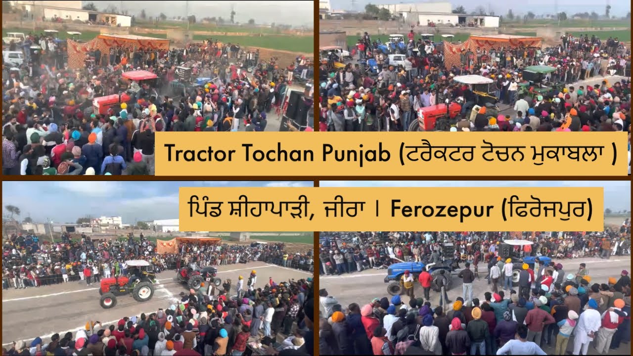 Tractor Tochan Muqabla in Punjab, India. #winner #preet #sonalika #johndeere #newholland #farmtrac
