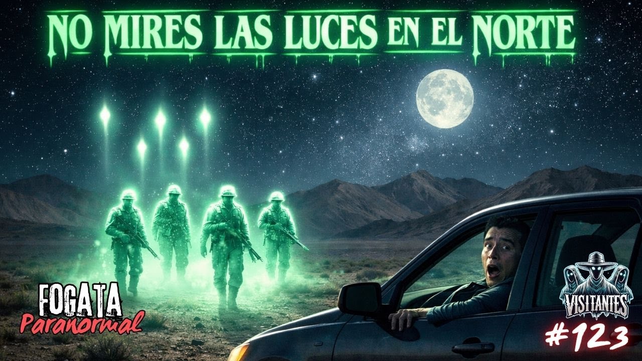 NO MIRES al cielo: cuatro luces se transforman en espectros militares en el desierto I AUDIOS