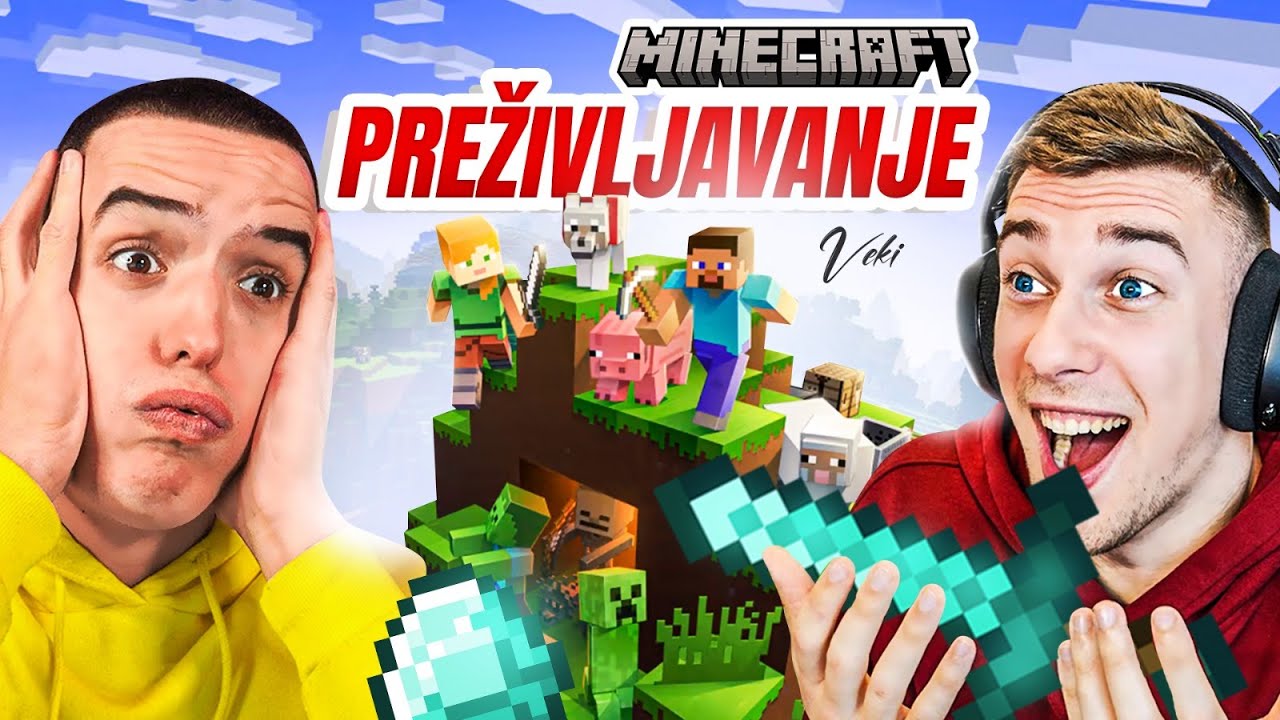 ZAPOČINJEMO VELIKO MINECRAFT PREŽIVLJAVANJE! *NOVI SERIJAL* EPIZODA #01