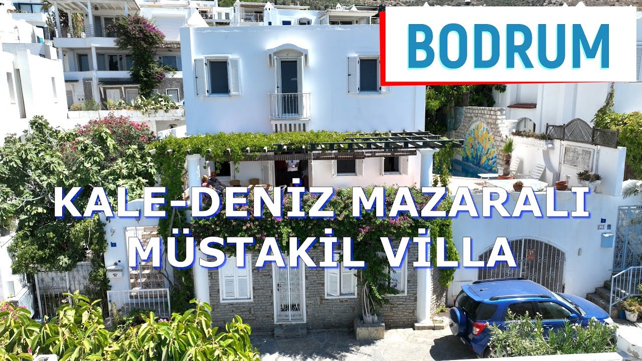 Bodrum Kumbahçe Kale Deniz Manzarlı Villa, Kumbahçe sahile 3 dakika yürüme mesafesinde 