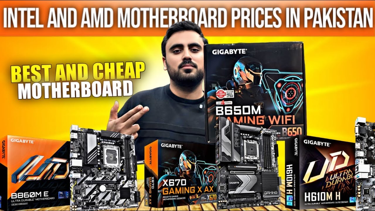 Intel and AMD Ryzen Motherboard and Processor Prices In Pakistan | Used and New Motherboards Prices