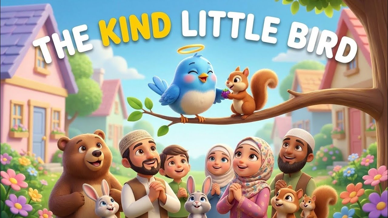 The Kind Little Bird 🐦 | Islamic Story for Kids | Learn Kindness