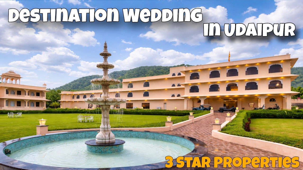 The Shakti Vilas || Destination wedding in udaipur || 3 star resort || 30 lakh budget