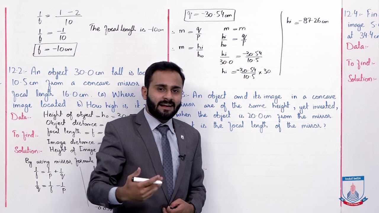 Class 10 - Physics - Chapter 12 - Lecture 23 Problems 12.1 to 12.4 Lecture 23  - Allied Schools