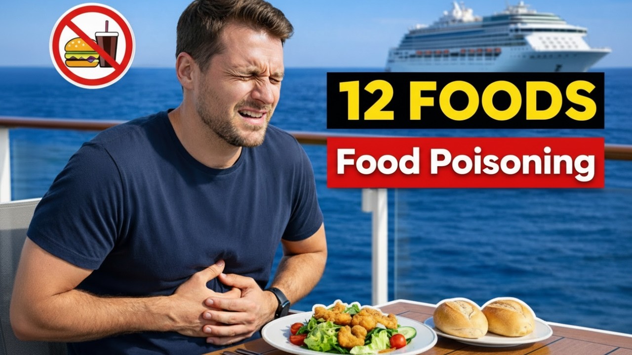 12 Foods to NEVER Eat on a Cruise to Avoid Food Poisoning!