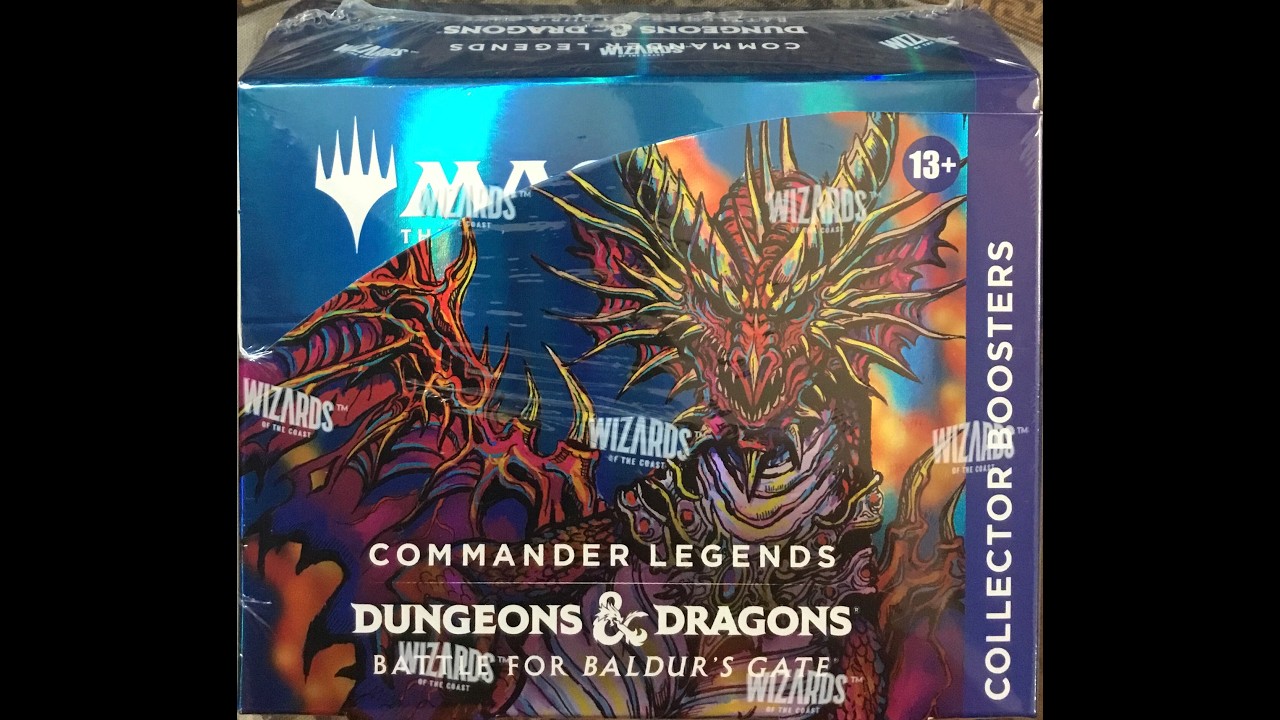 Battle for Baldur's Gate Collector PACK WARS(#3)! AncientGoldDragon(FoilBrdrlss) hit! MagicalBoxWars