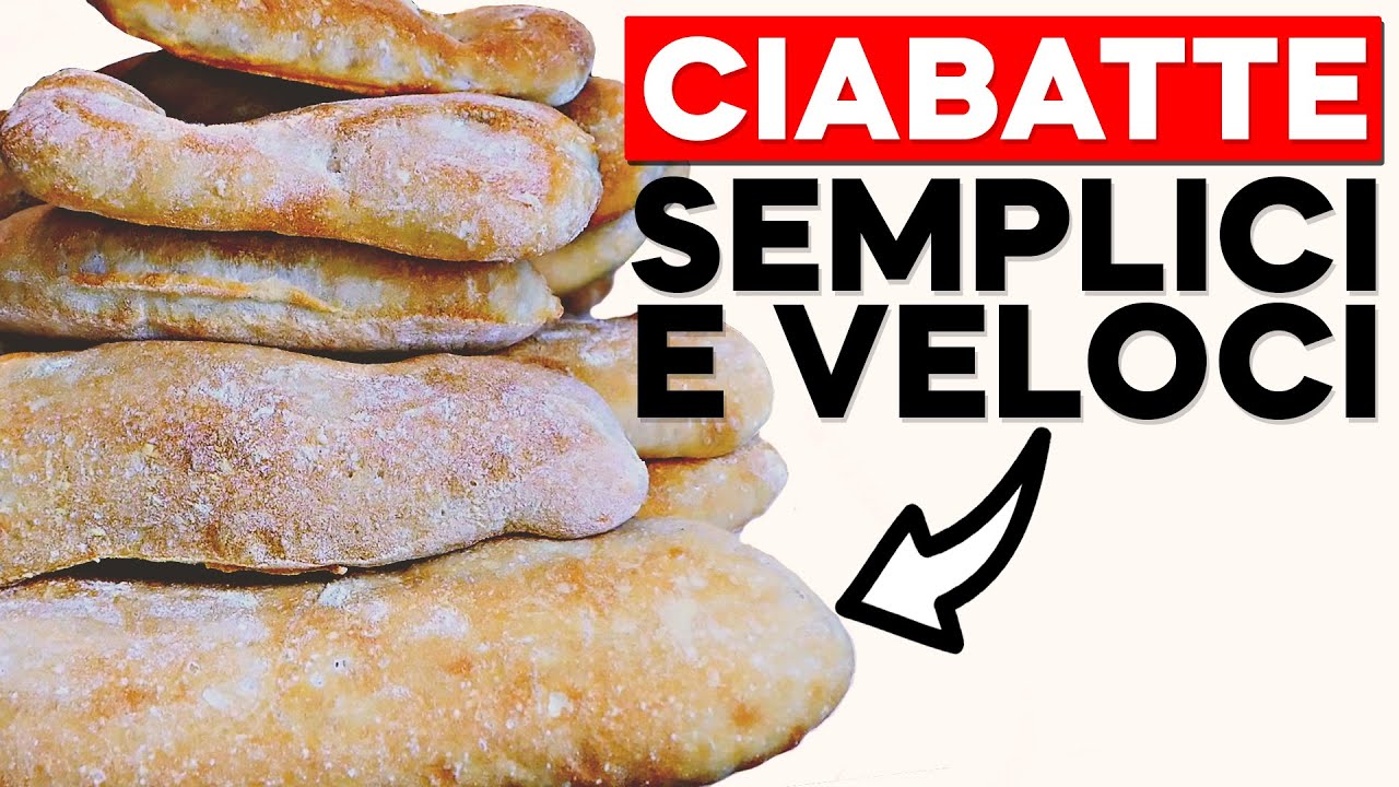 Ricetta del pane ciabatta fatto in casa semplice e veloce