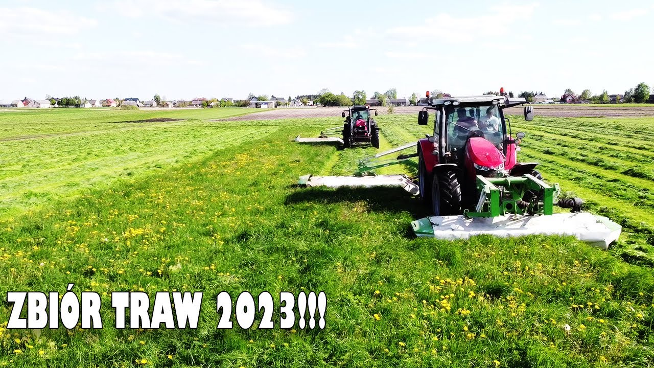 🔥ZBIÓR TRAW 2023?! ✩KOSZENIE NA DWA ZESTAWY✩ ZGRABIANIE I ZBIERANIE UR.KUROWSKI W GR.NIEWĘGŁOWSKI 🔥