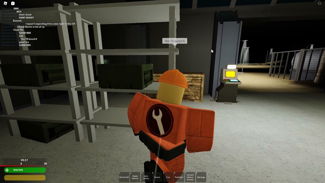 Roblox/ New Eden/ Tyrannosaurus rex rading CP