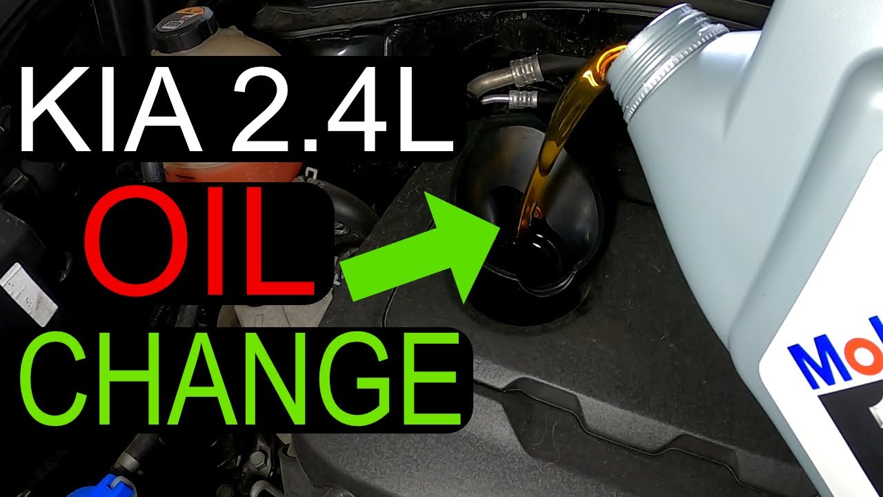 How To Change Engine Oil on Kia Sportage 2.4L (2017 - 2021)