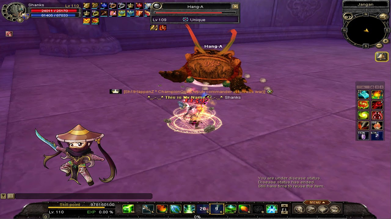 Silkroad Online Learn How Make Bug Normal Attack (Staff)