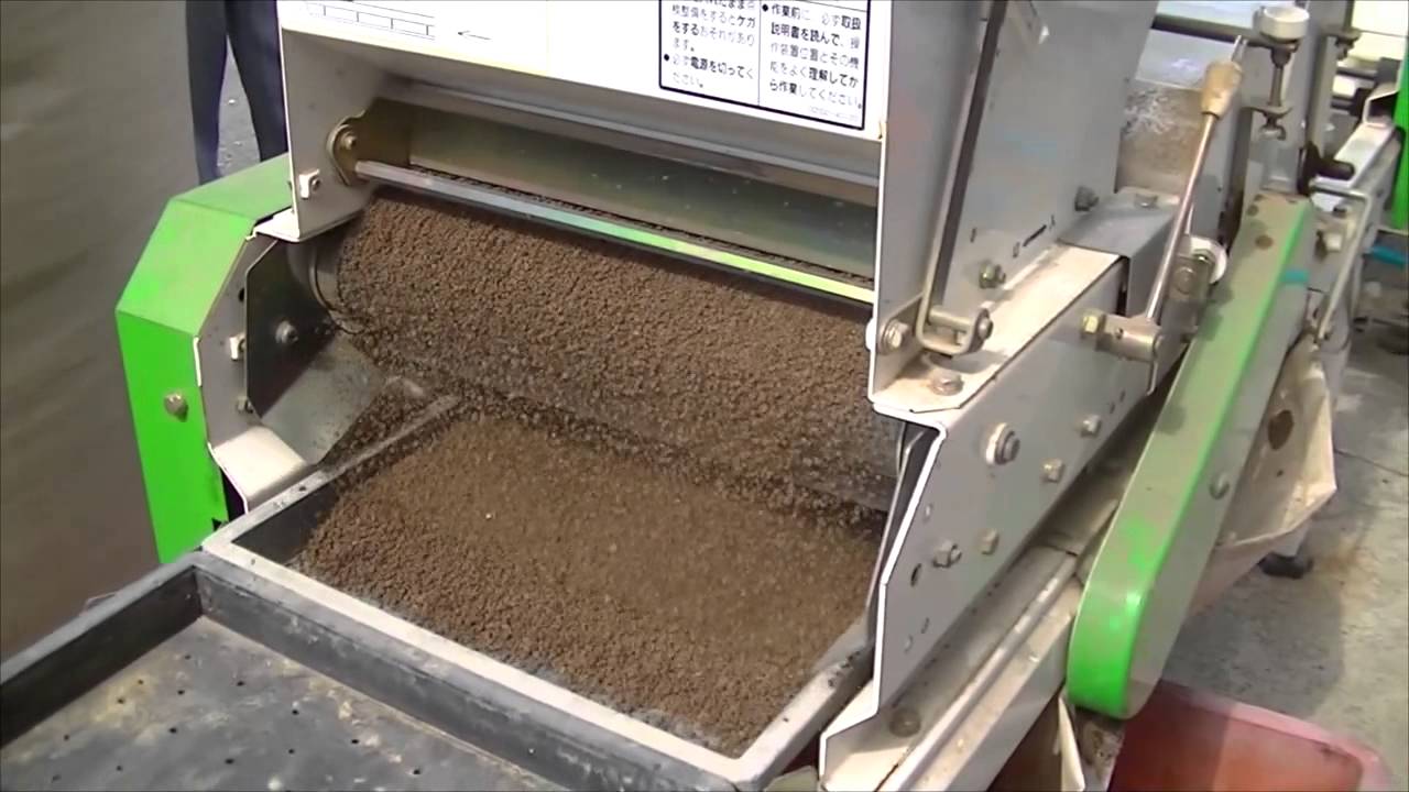 Rice Sowing Machine in Japan. Amazing Machine