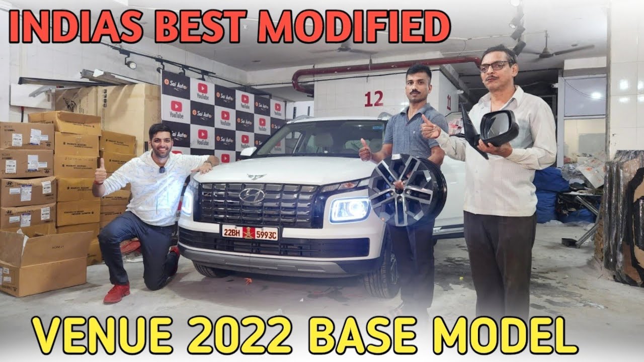INDIA'S BEST MODIFIED VENUE 2022 E MODEL||ORVMS||PROJECTOR HEADLAMP||16