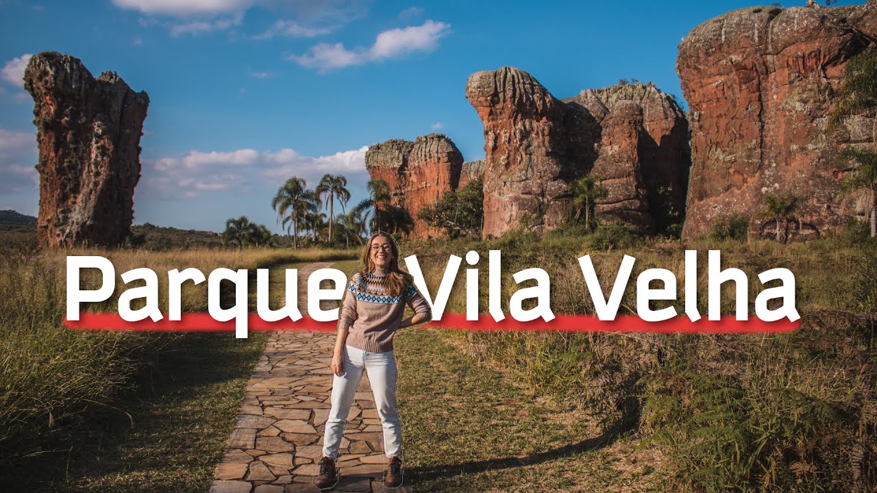 O PARQUE VILA VELHA (PR) tem arenitos de 300 milhões de anos 😲 | Valores, furnas, tirolesa e mais!