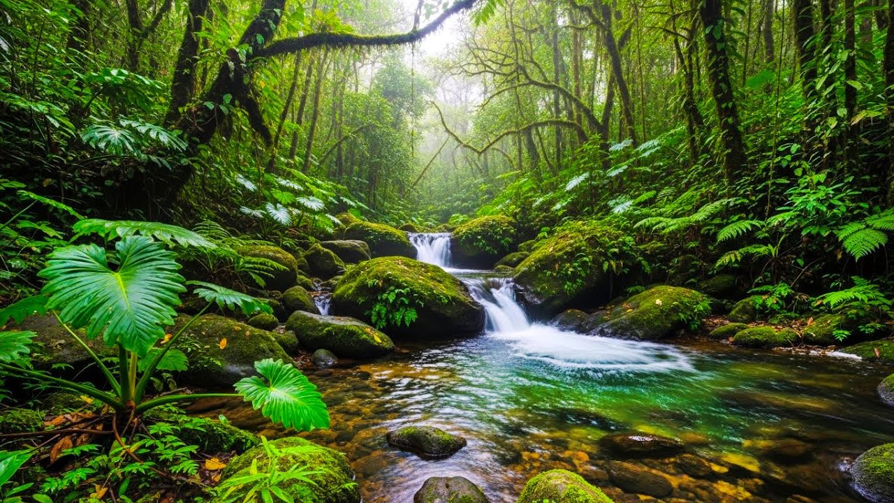 River Flowing Birds Chirping | Calm Nature Ambience to Start Your Morning with Peace and Focus #11