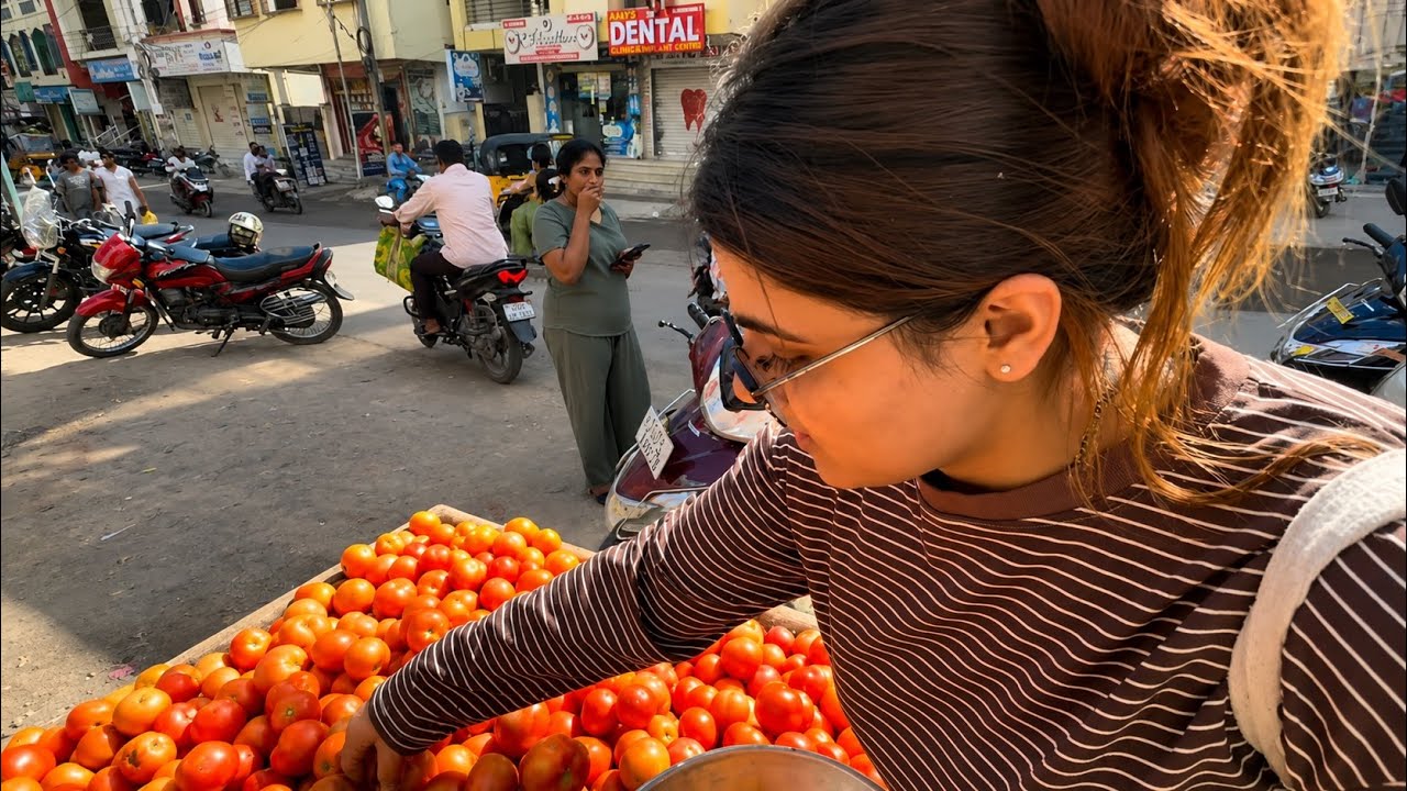 Vegetable Prices in India Shocked Me 😳 | Nepali Girl in Hyderabad🇮🇳