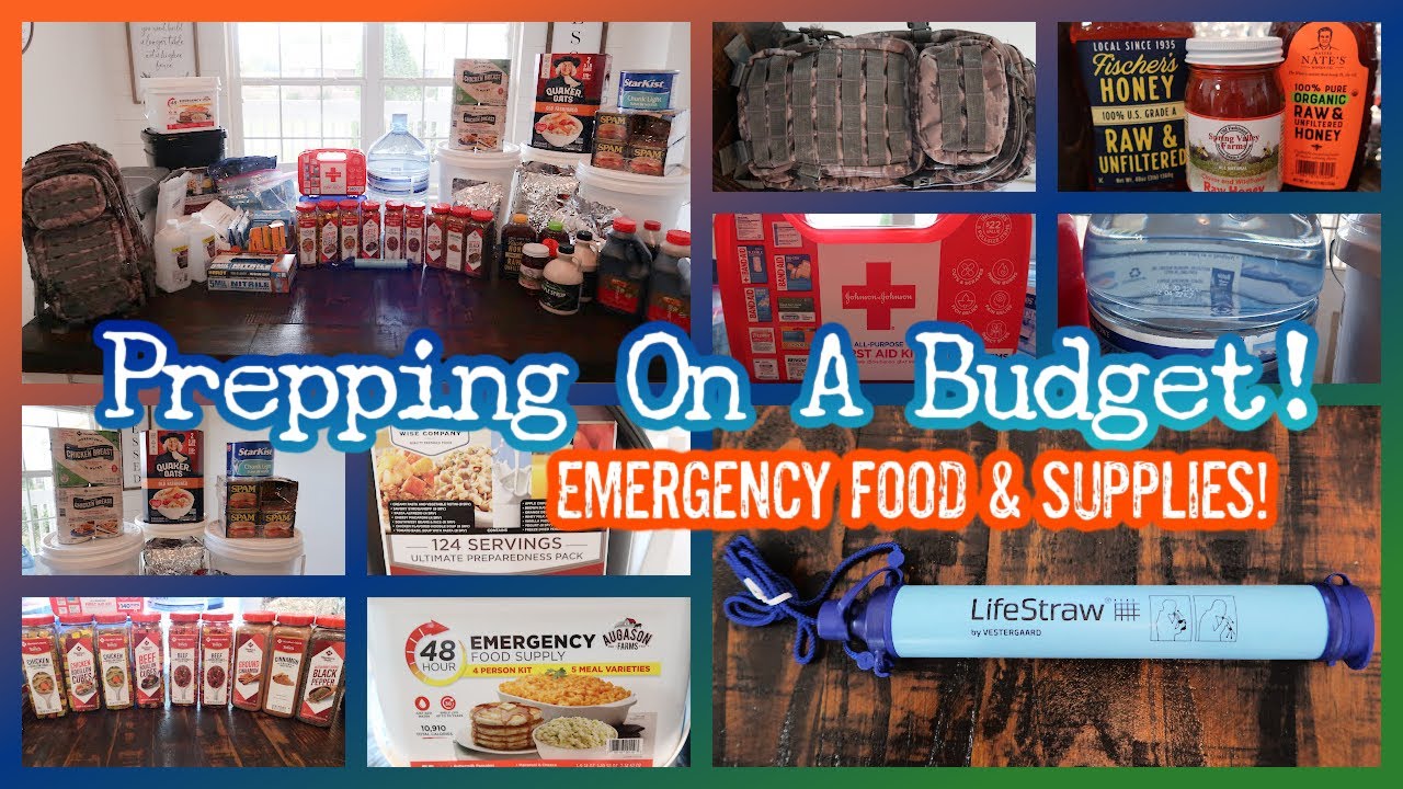 Prepping on a Budget! // Emergency Food and Supplies!