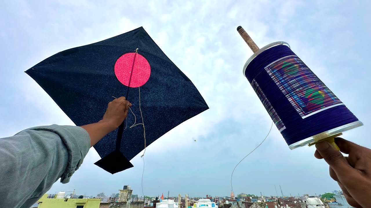 New Manjha Testing C-28 & Kite Fighting | kite cutting | kites vlogs  | kite 