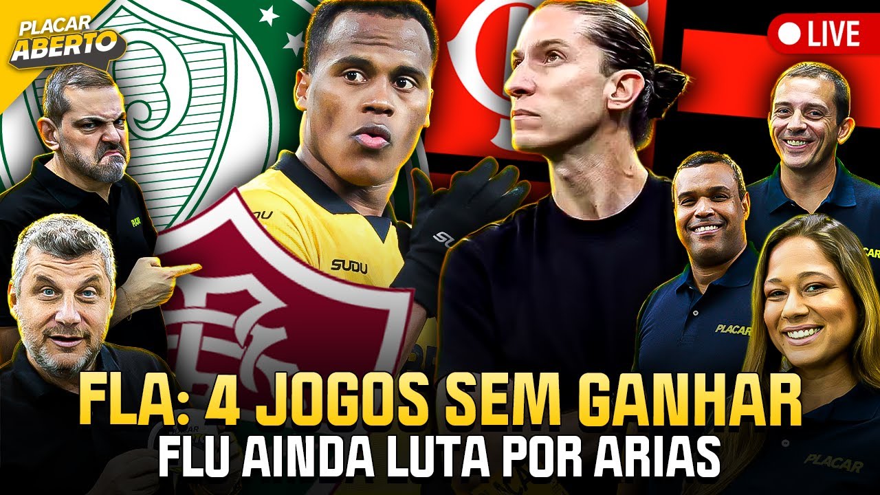 SEQUÊNCIA NEGATIVA DO FLAMENGO, FLUMINENSE VAI BRIGAR POR JHON ARIAS?  Placar Aberto | 05/02