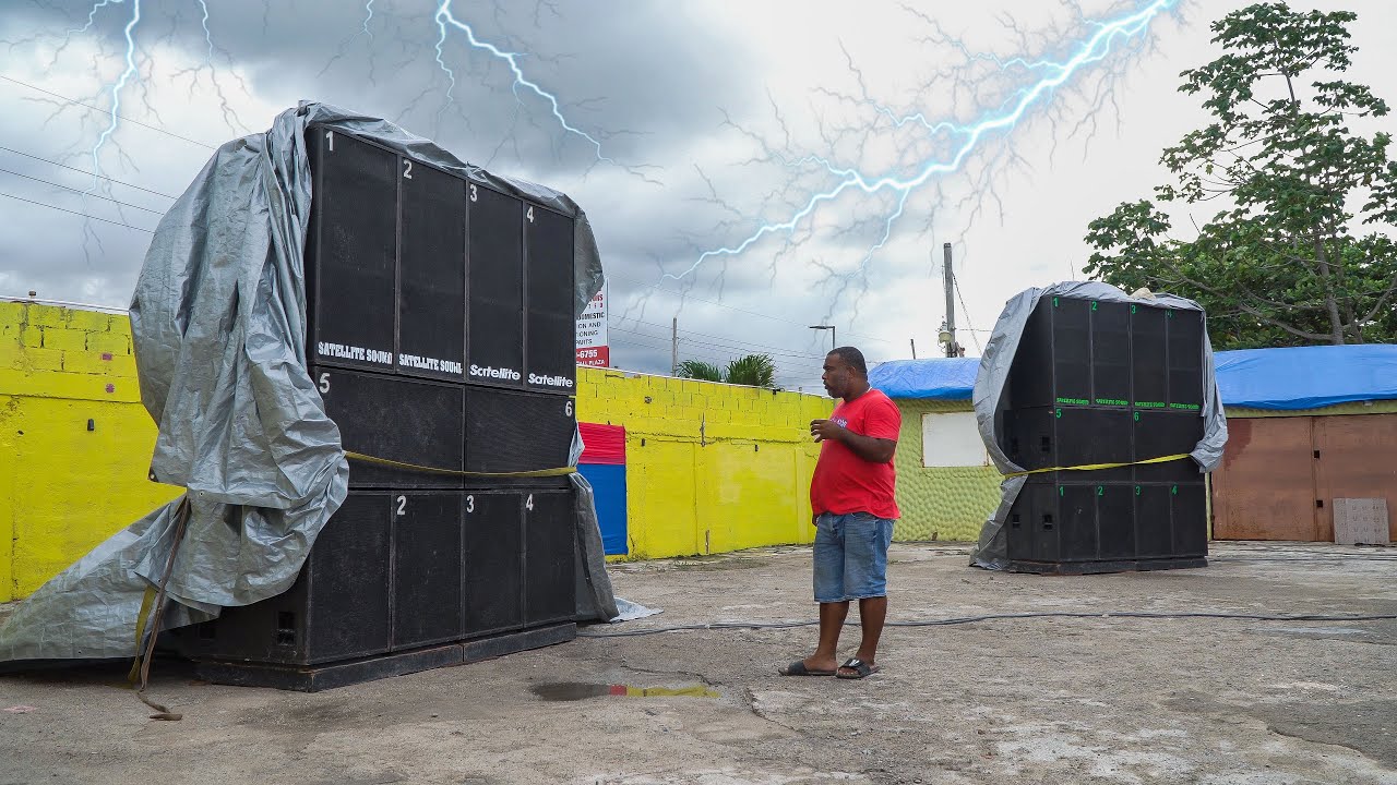 Jamaican Still Keeping Parties In Hurricane Melissa No Fear Satellte Sound On The Ground Early Dubs
