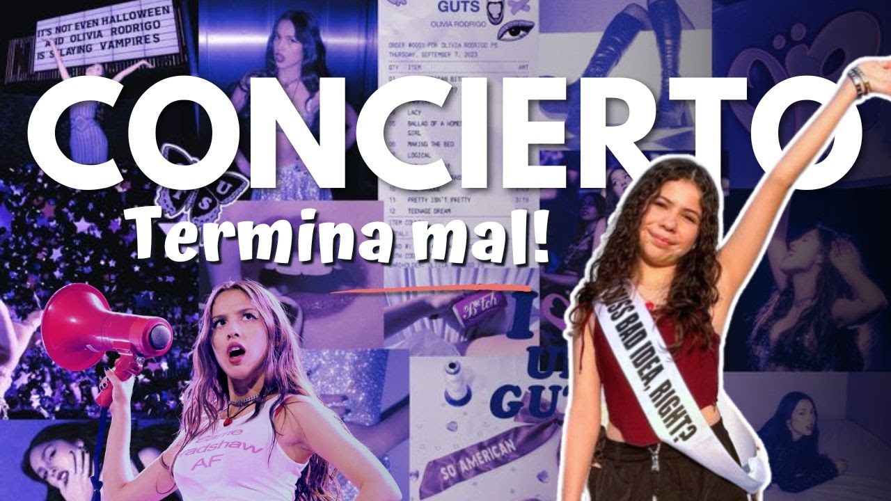 Fui al concierto de Olivia Rodrigo 🎸- Termina mal! 🚑 🚨