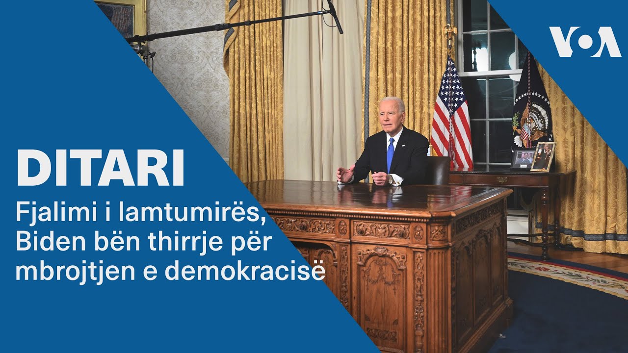 Ditari- Në fjalimin e lamtumirës, Biden bën thirrje për mbrojtjen e demokracisë