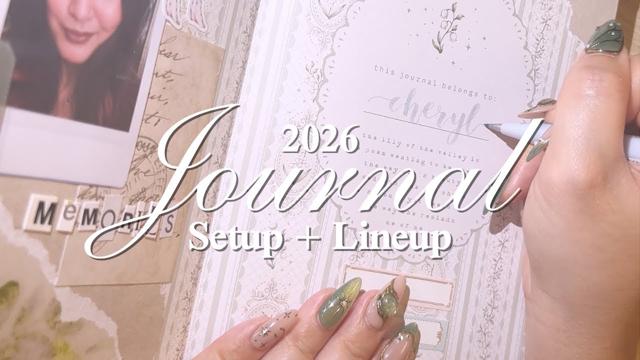 My 2026 Journal Setup + Lineup | Journal and Planner Ecosystem Ideas | Cozy ASMR Journal with me