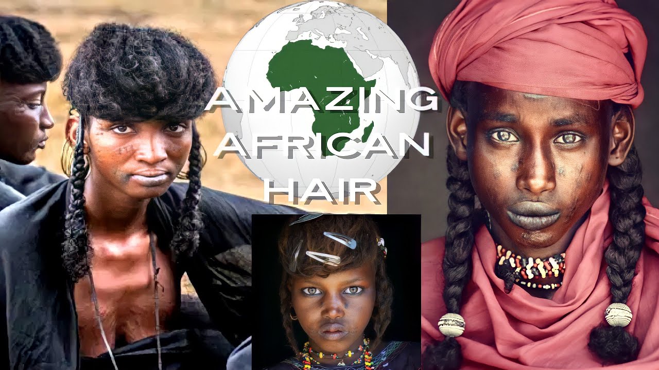 AFRICAN GORGEOUS Thick & LONG Natural Hair! The Wodaabe Secrets to hair growth!