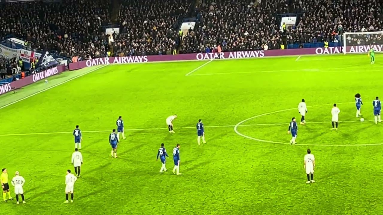 Moises Caicedo Chant after scoring for Chelsea against Pafos in the Champions League