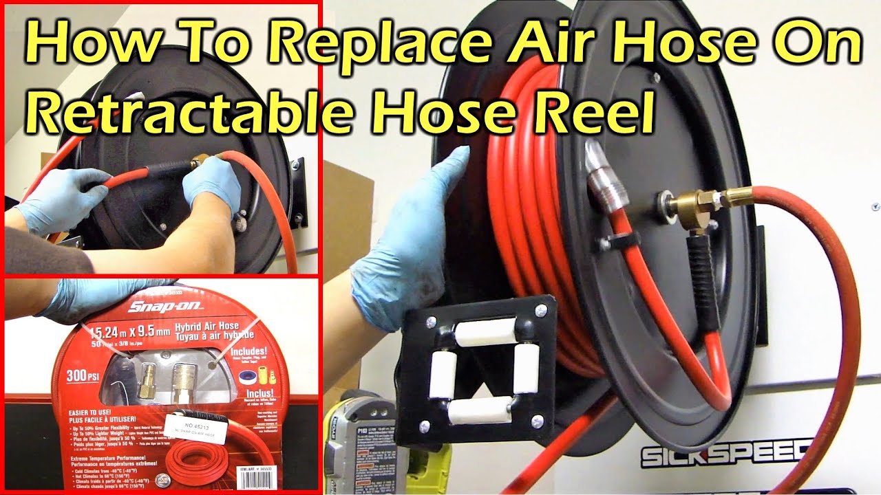 How To Replace Air Hose on Retractable Hose Reel