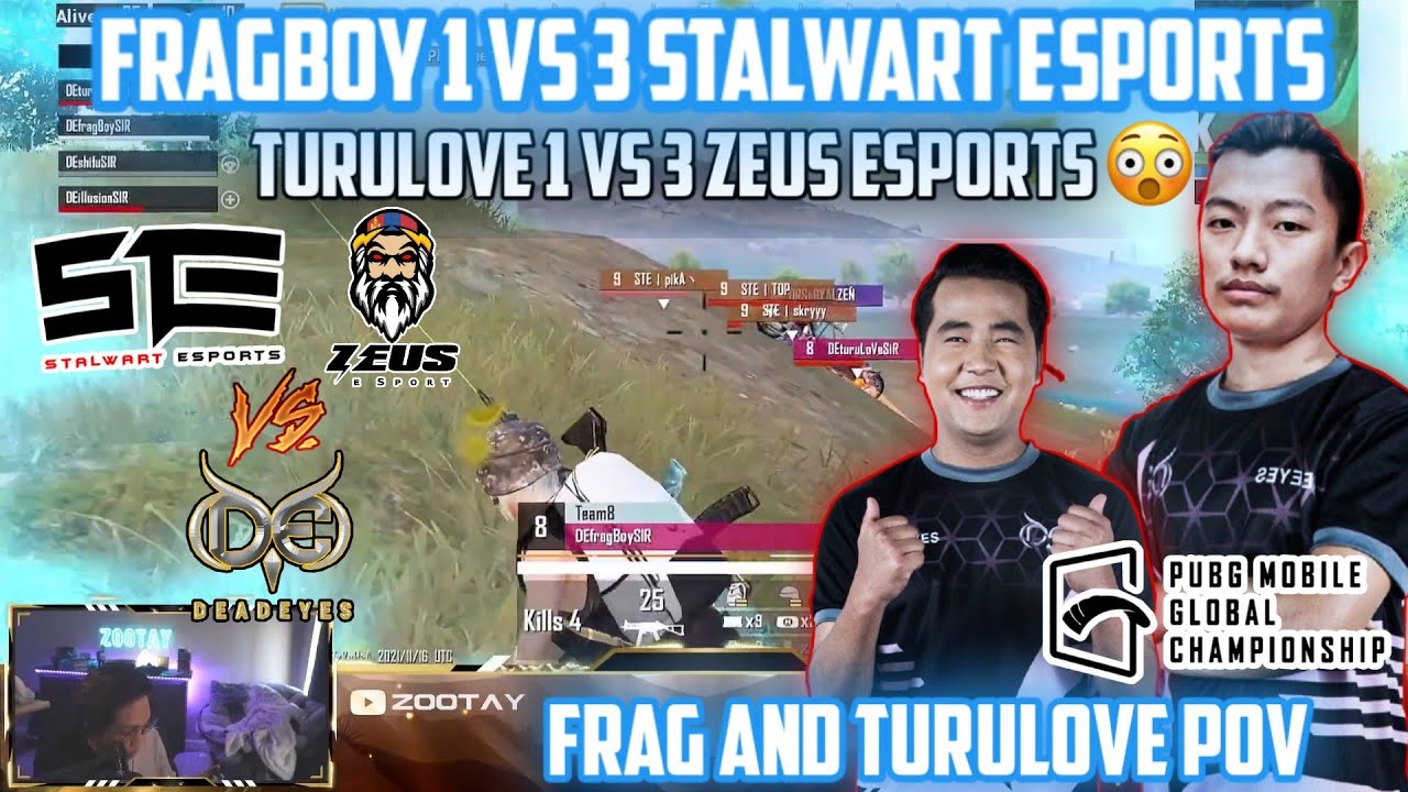DEADEYES VS STE AND ZEUS ESPORT IN PMGC SCRIMS 4 vs 4 FIGHT🤩| FRAG AND TURULOVE 1 VS 3 🔥 -AneelYT