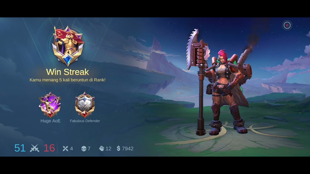 Win Streak Hilda di 