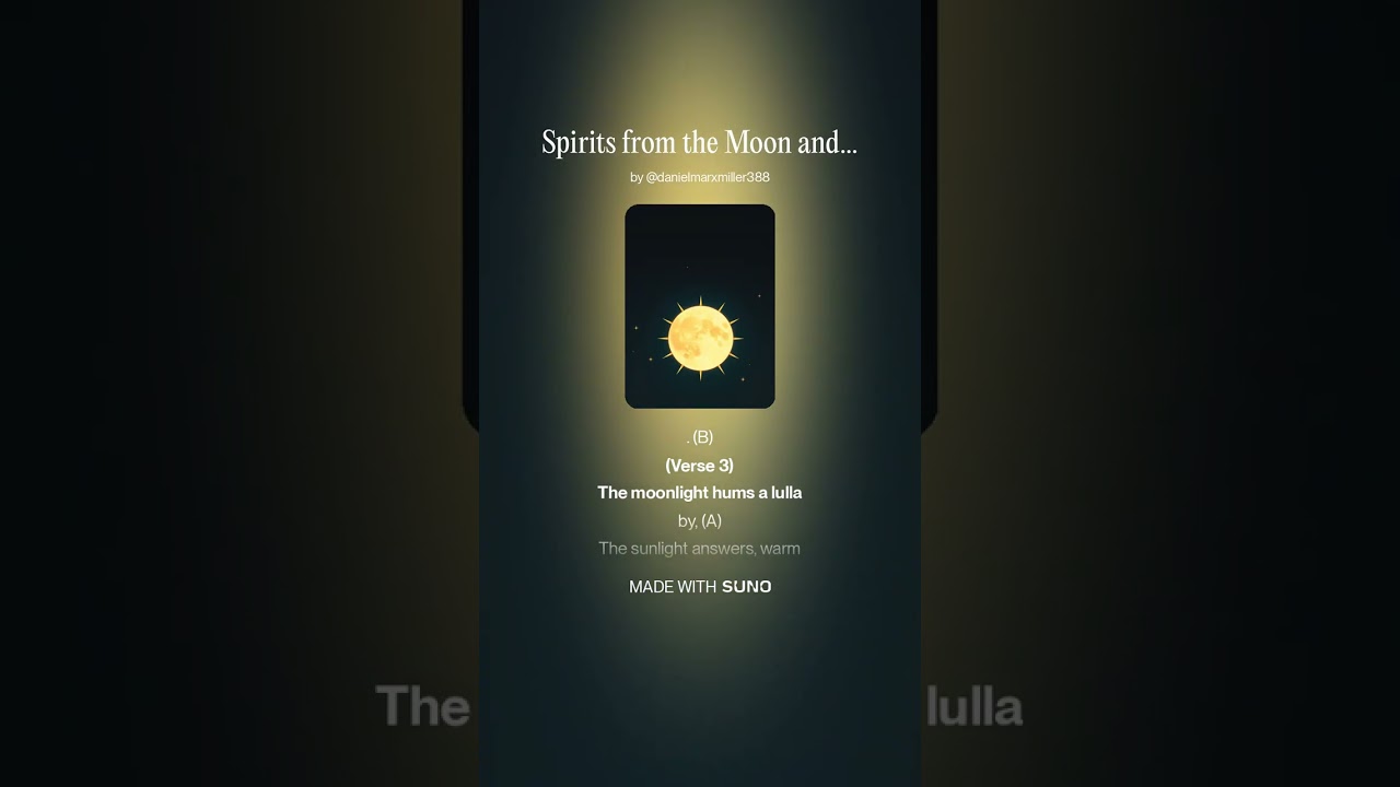 Spirits from the Moon and Sun