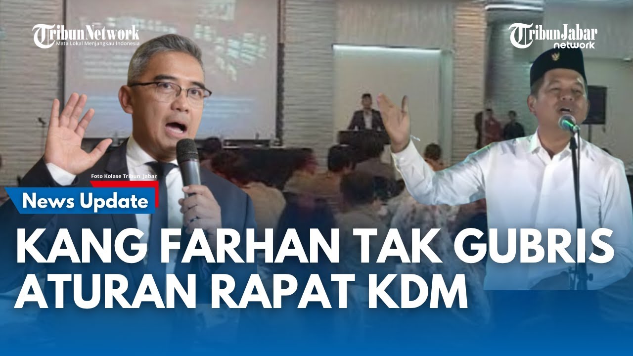 FAKTA Alasan Wali Kota Bandung Farhan Tak Gubris Aturan Rapat Dedi Mulyadi