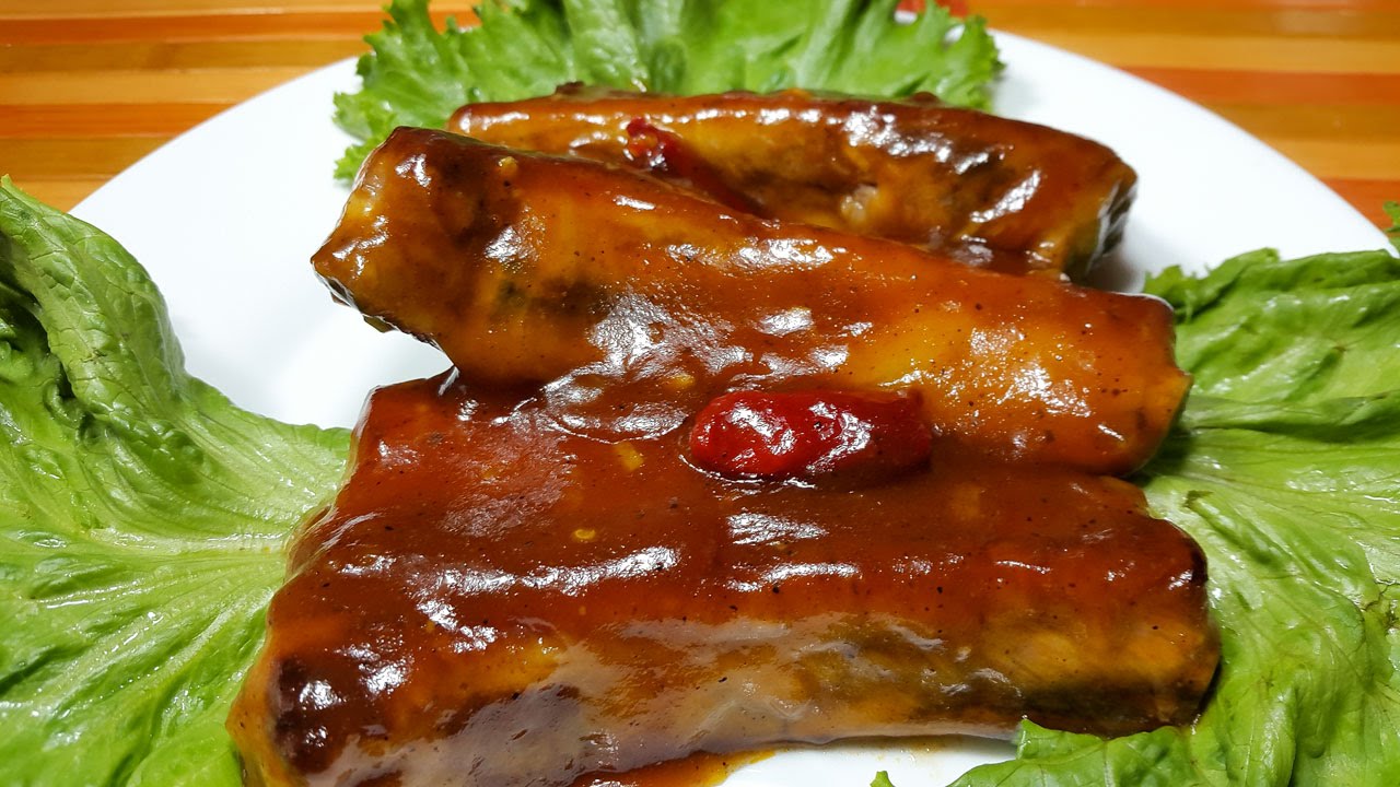 Costillas en salsa BBQ casera | Cocinando con angel