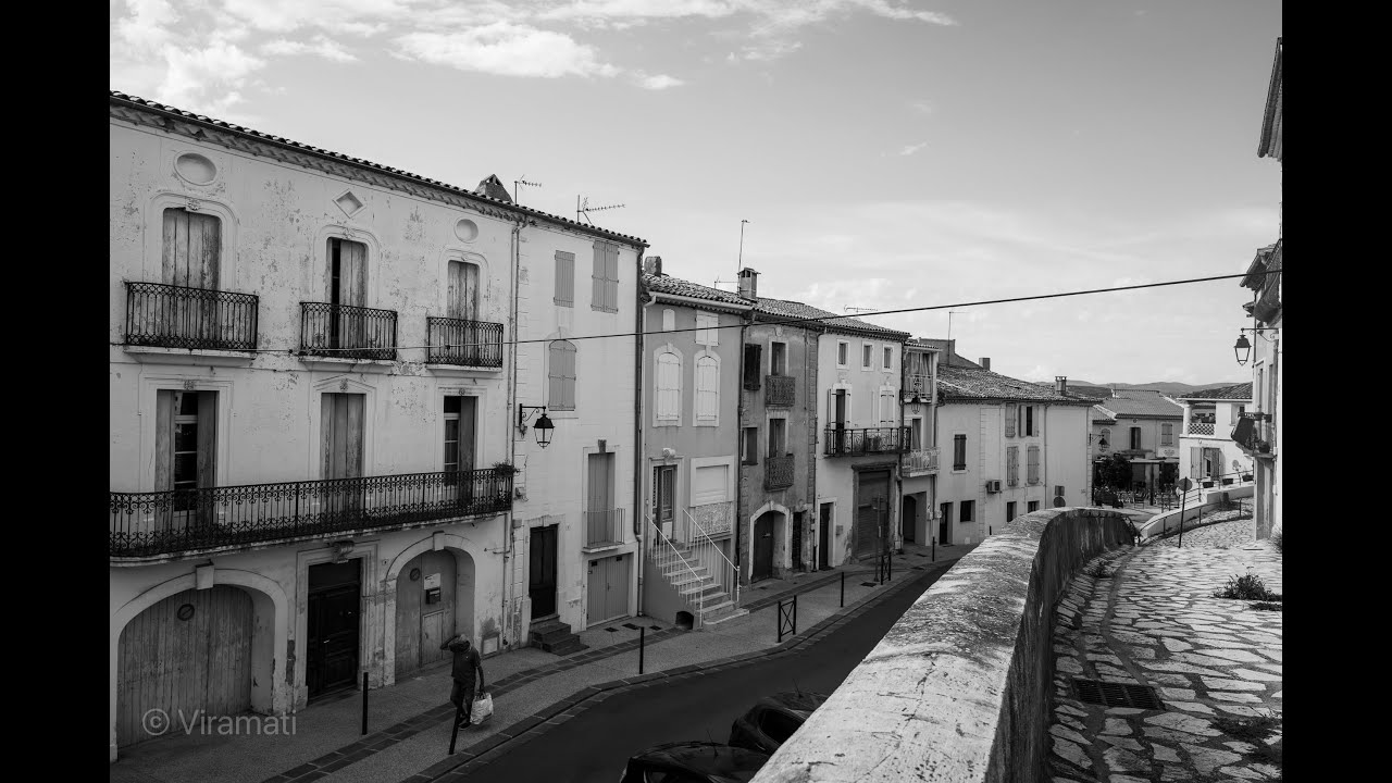 Abeilhan by day. Leica Q2 Monochrom