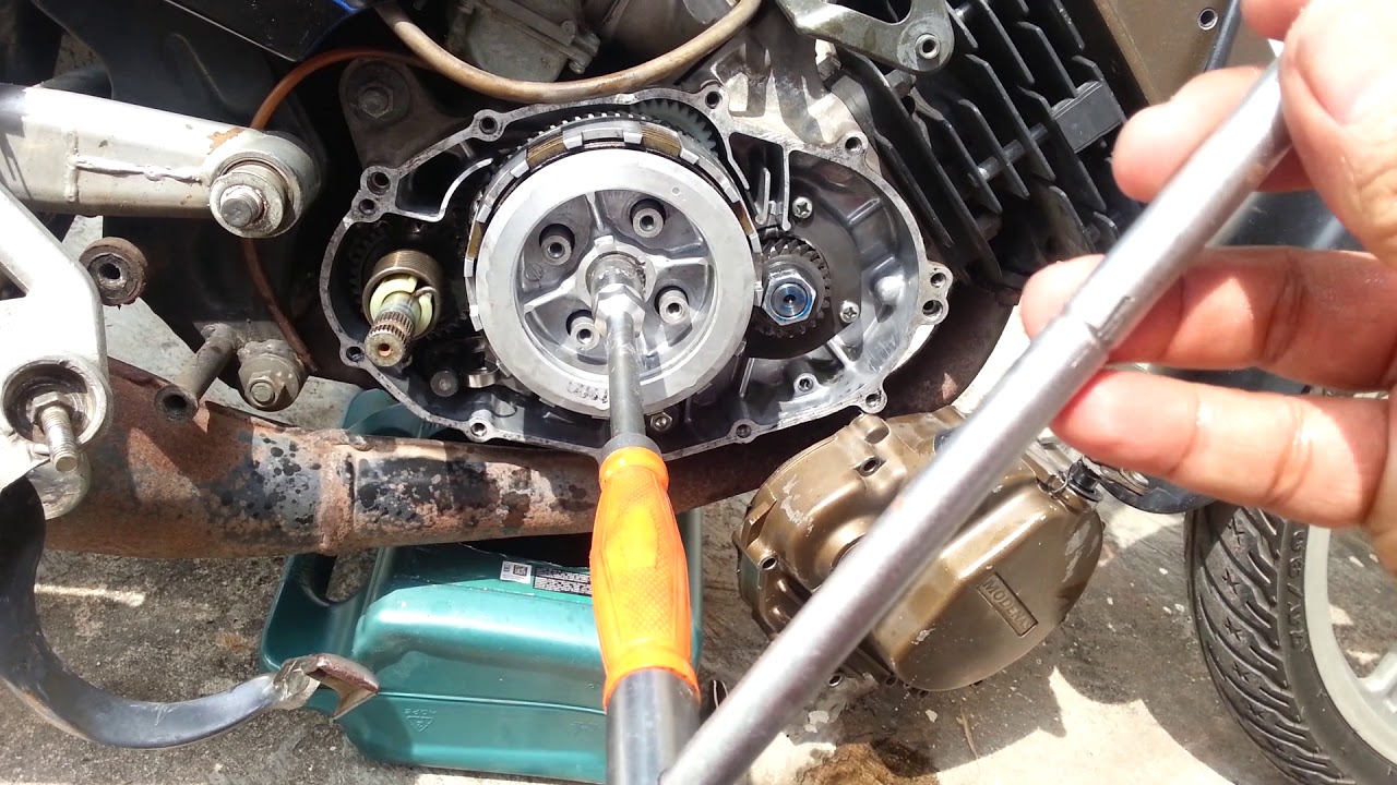 Tutorial Memasang PLATE CLUTCH Modenas Dinamik 120