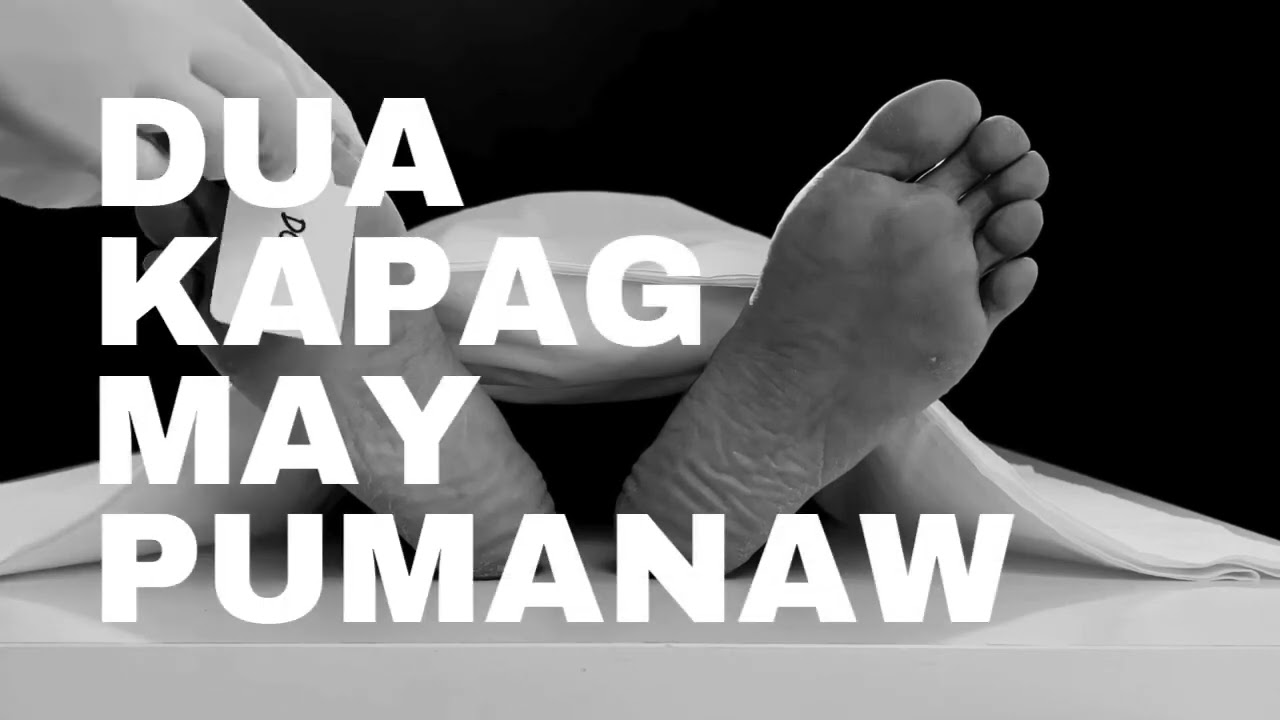 Panalangin o Du'a pag may Pumanaw