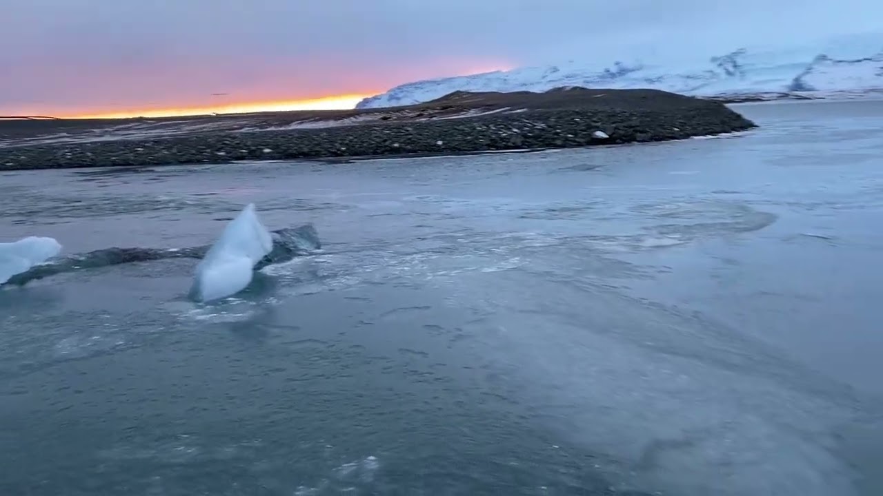 Gazing at Melting Icebergs, Diamond Beach, Iceland, GJ Travel from Brendan R. 🇮🇸
